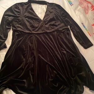 Black Velvet Torrid Dress